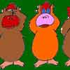Funny Monkey Coloring
